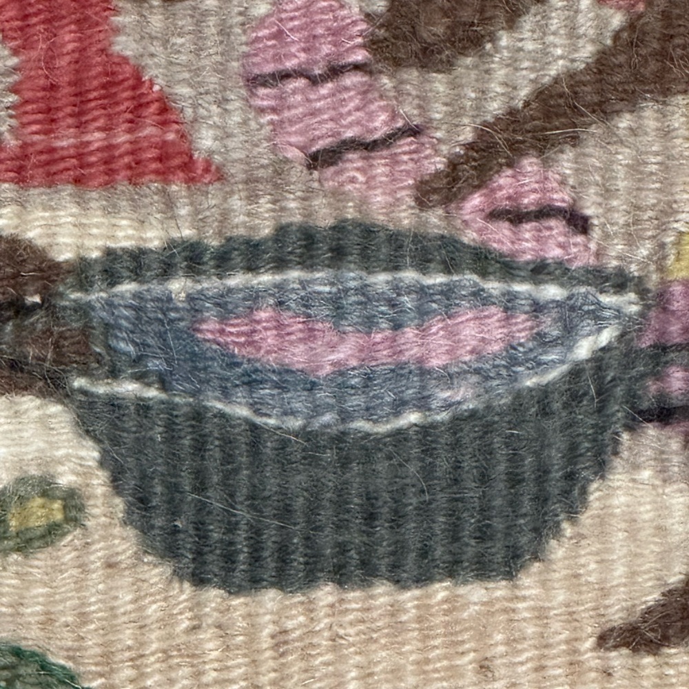 Tapestry Wall Hanging Mohair Wool Large African Lesotho Hand-Woven Figurative - Picture 6 of 7